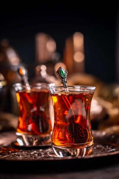 Dos tazas de té turco — Foto de Stock