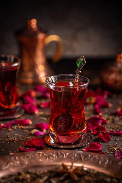 Турецкий чай Стоковое Фото