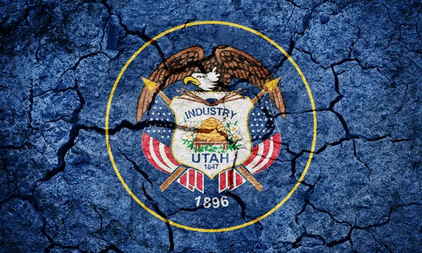 Flagge des Staates Utah — Stockfoto