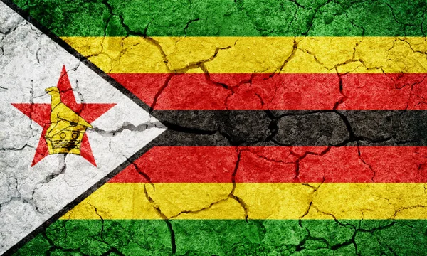 Bandeira da República do Zimbabué — Fotografia de Stock