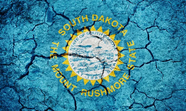 Vlag van de staat van south dakota — Stockfoto