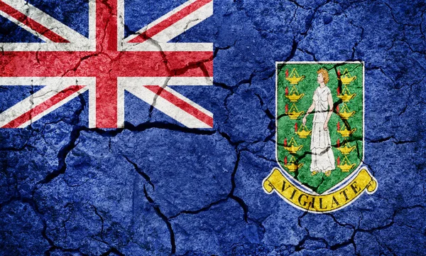 Flaga Brytyjskich Wysp Dziewiczych — Zdjęcie stockowe