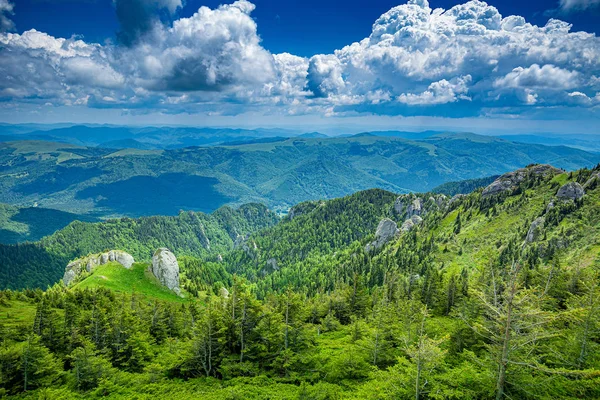 Landcscape v horších horách — Stock fotografie