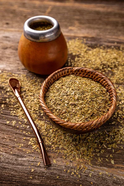 Yerba Mate Blätter — Stockfoto