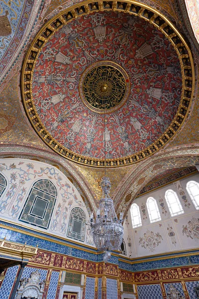 Istanbul Turquía Julio 2019 Decoración Techo Del Palacio Topkapi Estambul — Foto de Stock