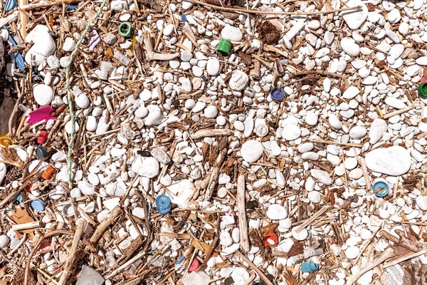 Beach pollution — Stock Photo, Image