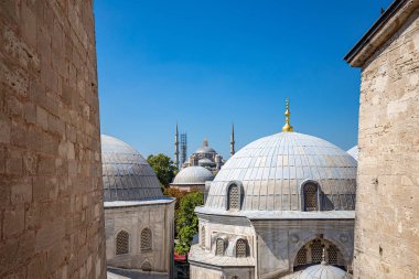 Sultan Ahmet Camii ve Kubbeleri Manzarası
