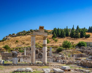 Ephesus antik kentin kalıntıları
