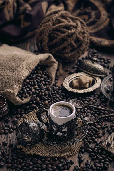 Traditional Turkish coffee — Stock Photo, Image