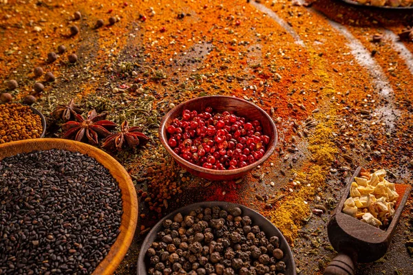 Composition of spices — Stock Photo, Image