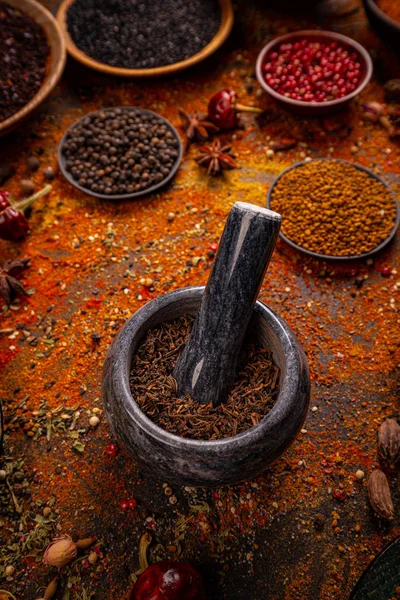 Various spices for cooking — Stock Photo, Image