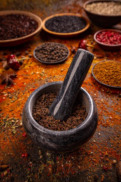 Spice and herbs composition — Stock Photo, Image