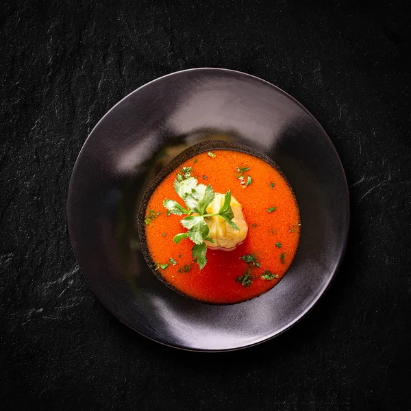 Paprika-Suppe — Stockfoto
