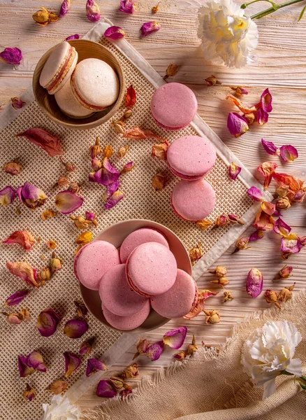 Macarons français classiques Image En Vente