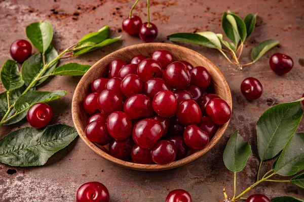 Delicious ripe sweet cherries — Stock Photo, Image