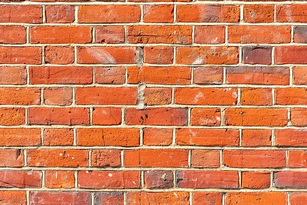 Bir Doymuş Turuncu Brickwall Kökenli — Stok fotoğraf