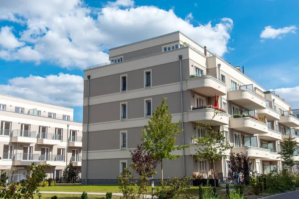 Nova Área Desenvolvimento Habitacional Vista Berlim Alemanha — Fotografia de Stock