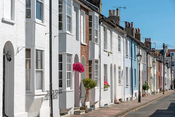 Coloridas Casas Seriales Vistas Brighton Inglaterra —  Fotos de Stock