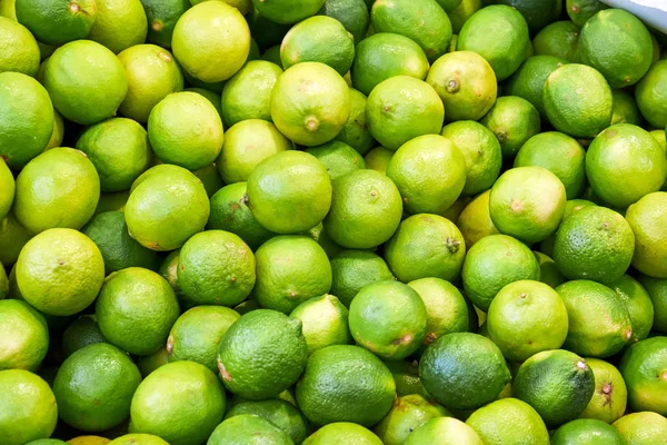 Mucchio Lime Vendita Mercato — Foto Stock
