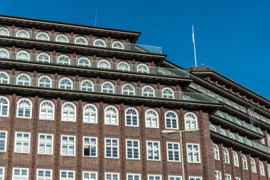 Hamburg, Almanya 'daki ünlü Chilehaus' un detayları