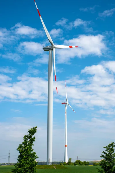 Сталий Видобуток Енергії Вітрових Коліс Бачили Німеччині — стокове фото