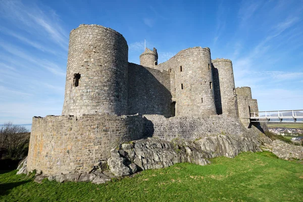 Harlech Castle North Wales Sunny Day — Stock Photo, Image