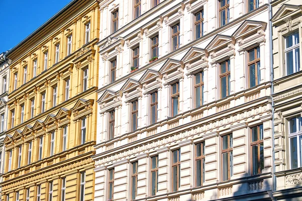 Restored Old Apartment Houses Prenzlauer Berg District Berlin — Stock Photo, Image