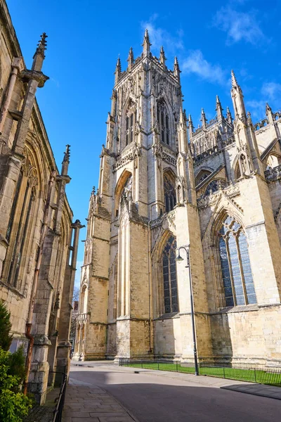 York Minster Inghilterra Una Giornata Sole — Foto Stock