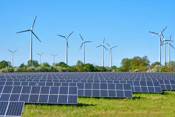 Produktion Förnybar Energi Landsbygden Tyskland — Stockfoto