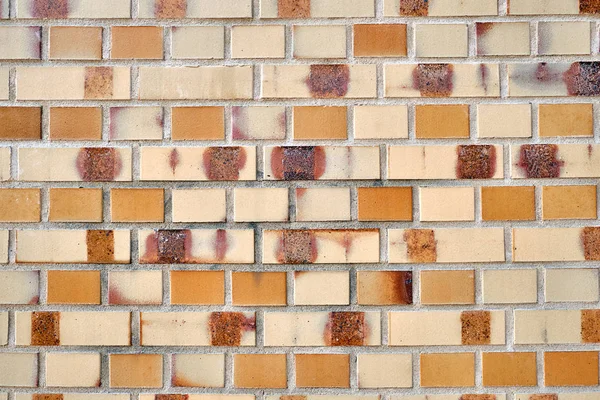 Background Fine Beige Brick Wall — Stock Photo, Image
