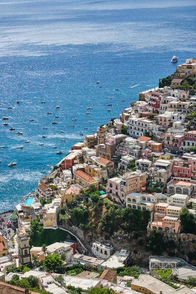 View Beautiful Town Positano Italian Amalfi Coast — Stock Photo, Image