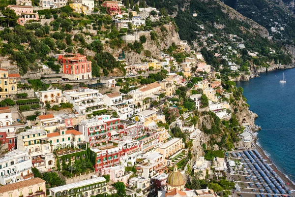 Hermoso Pueblo Positano Costa Italiana Amalfi —  Fotos de Stock