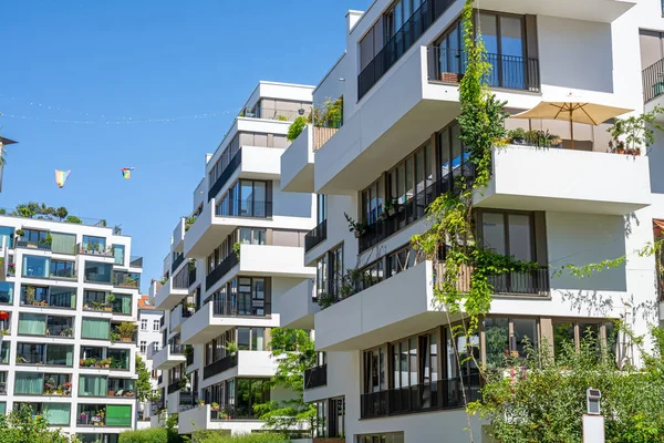 Moderne Luxe Flatgebouwen Gezien Berlijn Duitsland — Stockfoto