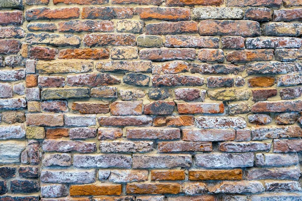 Arrière Plan Vieux Mur Briques Rugueux — Photo