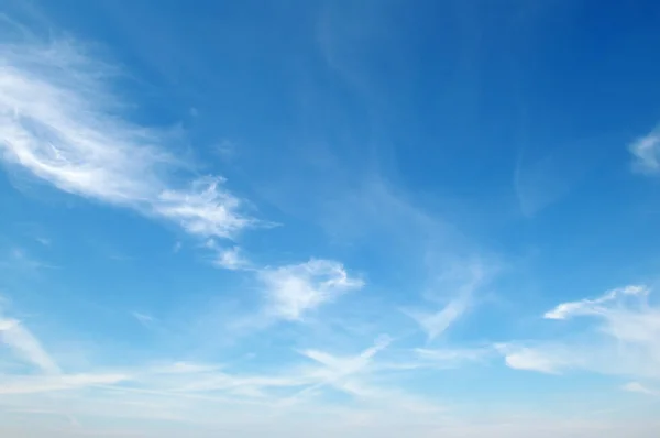 White fluffy clouds — Stock Photo, Image