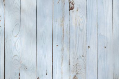 Boyanmış tahtalardan açık mavi ahşap arkaplan