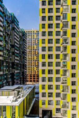 Yeni bir çok katlı apartman, Moskova'nın