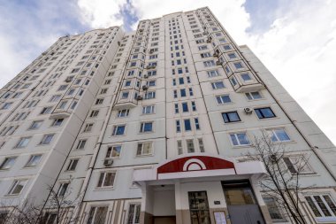 Yeni bir çok katlı apartman, Moskova'nın