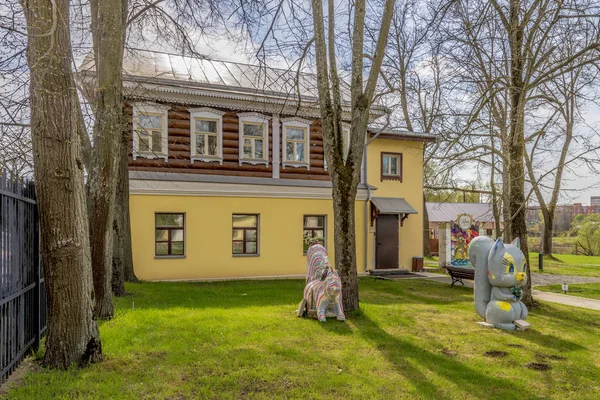 Rusya Nın Klasik Bir Tarzda Bir Eski Manor — Stok fotoğraf