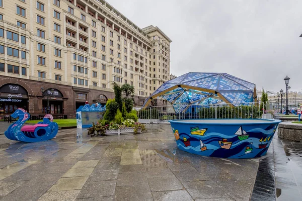 Moskau Russland Juni 2018 Pavillons Der Touristischen Messe Zentrum Von — Stockfoto
