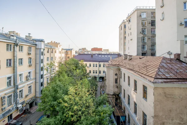 Antiguos Edificios Residenciales Centro Histórico Moscú —  Fotos de Stock