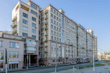 Moskova, Rusya - Moskova tarihi merkezinde sokaklarında 30 Kasım 2018