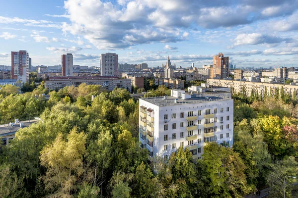 Tipo Nuevos Edificios Residenciales Barrios Moscú —  Fotos de Stock