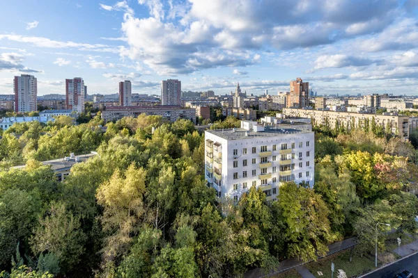 Typ Nya Bostadshus Och Stadsdelar Moskva — Stockfoto