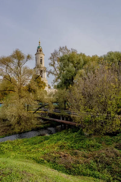 Ulicami Pawłowskij Posad Stare Miasto Prowincji Rosyjski — Zdjęcie stockowe