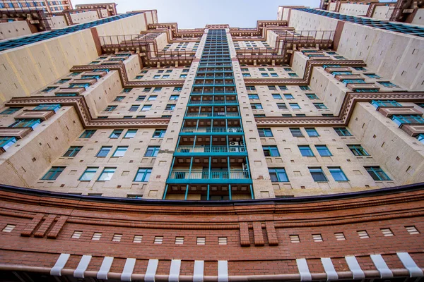 Famoso Complexo Residencial Elite Edifícios Residenciais Vários Andares Velas Escarlate — Fotografia de Stock