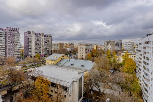 Tipo Novos Edifícios Residenciais Bairros Moscou — Fotografia de Stock