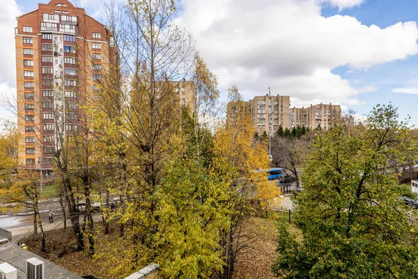 Typ Nya Bostadshus Och Stadsdelar Moskva — Stockfoto