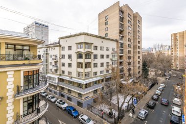 Moskova, Rusya - Moskova tarihi merkezinde sokaklarında 30 Kasım 2018