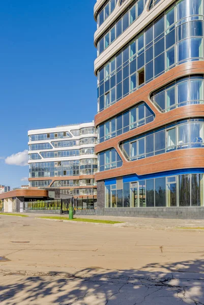 Moscow Russia October 2018 Modern Office Building Individual Project Moscow — Stock Photo, Image